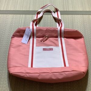 L*Space pink coastal cooler bag